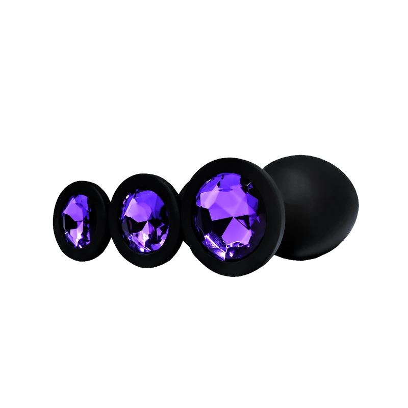 Kit de 3 Plugs de silicona Joya Morada – DR. PINKY